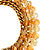 Pulseira Feminina 5 Voltas Champanhe com Dourado Caramelo Elegante - Imagem 3