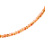 Choker de Cristais Dourado Caramelo Champanhe Feminino - Imagem 3