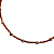 Choker Marrom com Hematita Dourada e Cristais Mate Feminino - Imagem 2