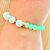 Pulseira Pérolas e Cristais Verdes com Hematita Dourada Feminina - Imagem 2