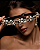 Tiara Bordada Pedrarias Feminina Elegante Cinza e Prata T469 - Imagem 2