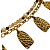 Colar Duplo Feminino com Pingentes, Pérolas e Cristais Dourado CL855 - Imagem 3
