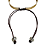 Bracelete Feminino Ajustável Colorido de Macramê com Pérolas - Imagem 5