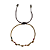 Bracelete Feminino Ajustável Colorido de Macramê com Pérolas - Imagem 4