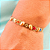 Bracelete Feminino Ajustável Colorido de Macramê com Pérolas - Imagem 2