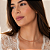 Gargantilha de Cristais Facetados Pêssego Feminina CL859 - Imagem 2