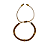Pulseira de Macramê Marrom Feminina com Entremeio Dourado 878P - Imagem 3