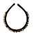 Tiara de Luxo Feminina Bordada com Pedrarias Prata com Branco T473 - Imagem 4