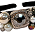 Tiara de Luxo Feminina Bordada com Pedrarias Prata com Branco T473 - Imagem 3