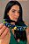 Tiara Bordada de Luxo Média com Pedrarias Verde Amarelo Azul Copa Feminina T471 - Imagem 2