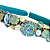 Tiara Bordada Feminina de Luxo com Pedrarias Pingente em Tons de Azul T476 - Imagem 3