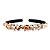 Tiara Bordada Feminina de Luxo Fina com Pedrarias Branco e Dourado T479 - Imagem 1