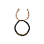 Pulseira de Macramê Ajustável Verde e Rose Gold com Entremeios Dourados 892P - Imagem 3