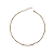 Colar de Elos de Arroz de Aço Dourado Feminino CL866 - Imagem 1