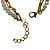 Pulseira Dupla com Cristais White Opal e Corrente Dourada 903P - Imagem 3