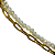 Pulseira Dupla com Cristais White Opal e Corrente Dourada 903P - Imagem 2