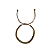 Pulseira Ajustável com Pingente Ouro Velho 910P - Imagem 4