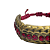 Bracelete Ajustável Marsala com Pingente Ouro Velho 913P - Imagem 2