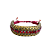 Bracelete Ajustável Marsala com Pingente Ouro Velho 913P - Imagem 1