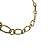 Max Colar Corrente com Elos Dourado CL876 - Imagem 3