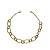 Max Colar Corrente com Elos Dourado CL876 - Imagem 1