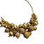 Colar de Esferas Dourado Nude e Rosa Antigo - Imagem 4