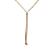 Colar Gravatinha Ajustável em Aço Dourado CL892 - Imagem 3