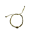 Pulseira de Macramê Bege e Dourado com Pingente Árvore da Vida 924P - Imagem 3