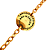 Pulseira da Amizade Dourada Feminina 917P - Imagem 2