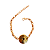 Pulseira da Amizade Dourada Feminina 917P - Imagem 1