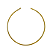 Choker De Malha Dourada de Aço CL888 - Imagem 1