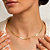 Choker De Malha Dourada de Aço CL888 - Imagem 2