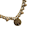 Colar Dourado de Bolas com Pingente Árvore da Vida CL895 - Imagem 2