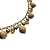 Colar Dourado de Bolas com Pingente Árvore da Vida  CL895 - Imagem 3
