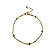 Pulseira de Bolinhas em Aço Dourado 920P - Imagem 1