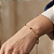 Pulseira de Bolinhas em Aço Dourado 920P - Imagem 2