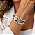 Bracelete de Metal com Pérola - Imagem 6