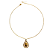 Colar Dourado com Pingente Gota de Madrepérola - Imagem 1