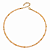 Choker Gargantilha de Cristais Pêssego, Furta-Cor - Imagem 1