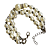 Pulseira 3 Voltas de Pérolas com Cristais e Entremeios - Imagem 4