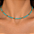 Choker Gargantilha de Cristais Turquesa com Hematita - Imagem 2