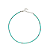 Choker Gargantilha de Cristais Turquesa com Hematita - Imagem 4
