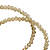 Choker Gargantilha de Cristais Champagne - Imagem 3