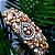Tiara de Luxo Bordada Larga com Pedras Rosê e Dourado com Pérolas - TI02 - Imagem 2