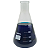 Erlenmeyer 1000ml Vidro Boro Boca Estreita Graduado - Imagem 1