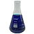 Erlenmeyer 500ml Vidro Boro Boca Estreita Graduado Precision - Imagem 1