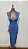 : Vestido Azul Halter Longo - Imagem 1