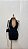 Vestido preto decote em V - Imagem 1