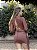 Conjunto Marrom com Saia Drapeada - Imagem 2