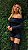Vestido Curto Preto Ombro a Ombro com Botão Decorativo - Imagem 1